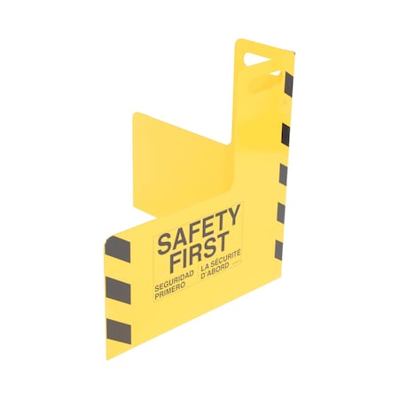 Vestil PLATE CORNER GUARD W/HANDLE STEEL 24 X 24 IN PCG-24-HDL